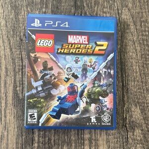LEGO Marvel Super Heroes 2 PS4 Game - Vibrant Blue Case